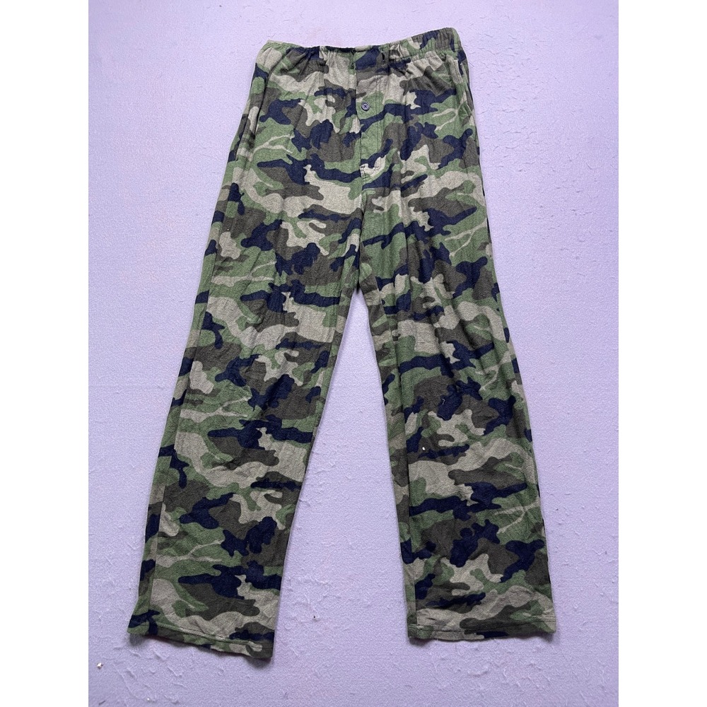 Fruit of the Loom Pajama Pants Polyester Camouflage Medium Mens
